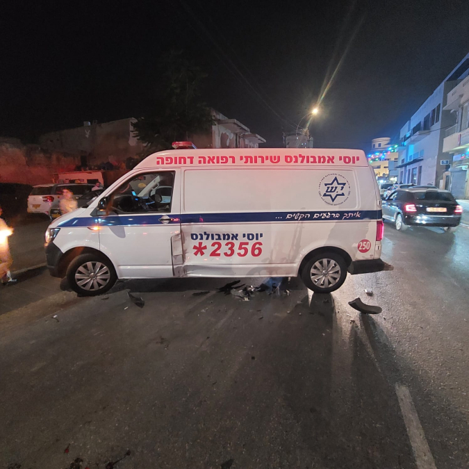 يافا: اصابة متوسطة لسائق دراجة نارية بحادث طرق